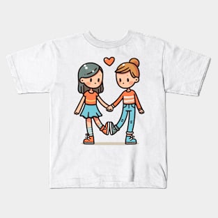 Lesbian love Kids T-Shirt